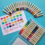 پاستل روغنی 24 عددی مینیون جعبه قفل دار - تصویر 3