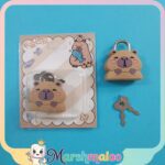 قفل کاپی بارا سیلیکونی کلید دار