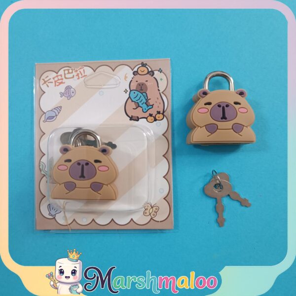 قفل کاپی بارا سیلیکونی کلید دار