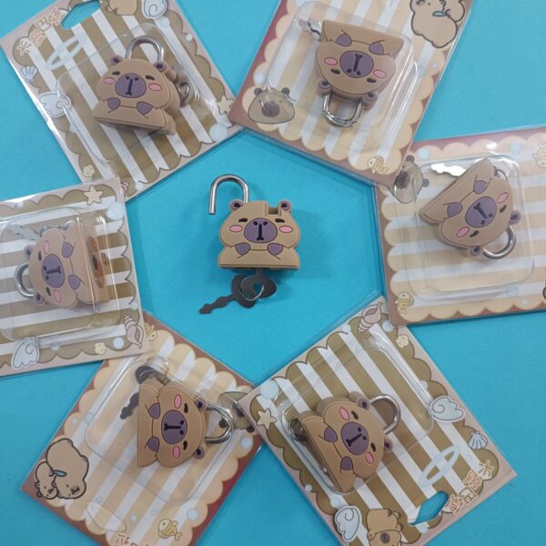 قفل کاپی بارا سیلیکونی کلید دار - تصویر 4