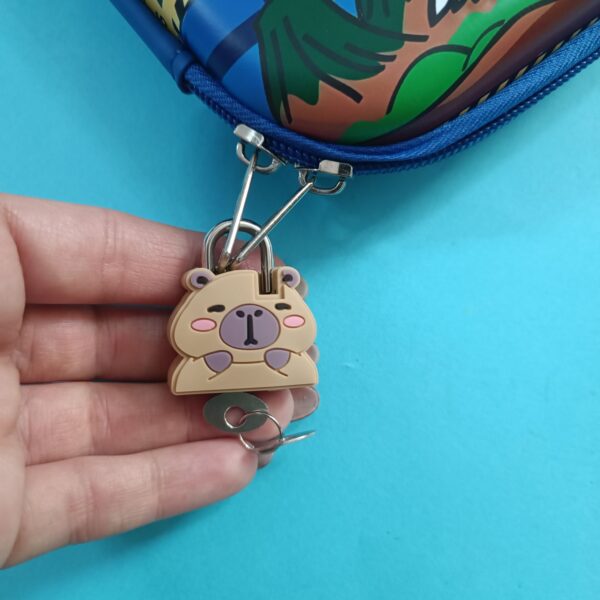 قفل کاپی بارا سیلیکونی کلید دار - تصویر 7