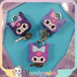 قفل کرومی سیلیکونی کلید دار