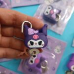 قفل کرومی سیلیکونی کلید دار - تصویر 5