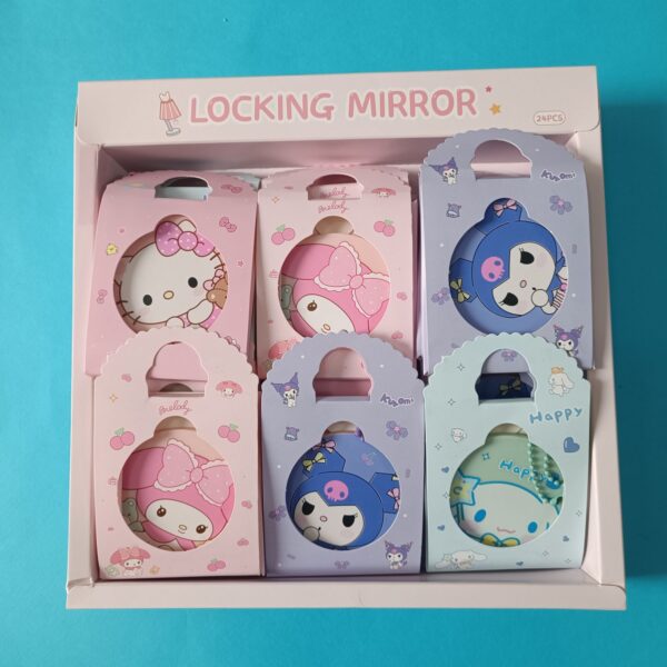 آینه جیبی آویز دار کرومی و دوستان - تصویر 2