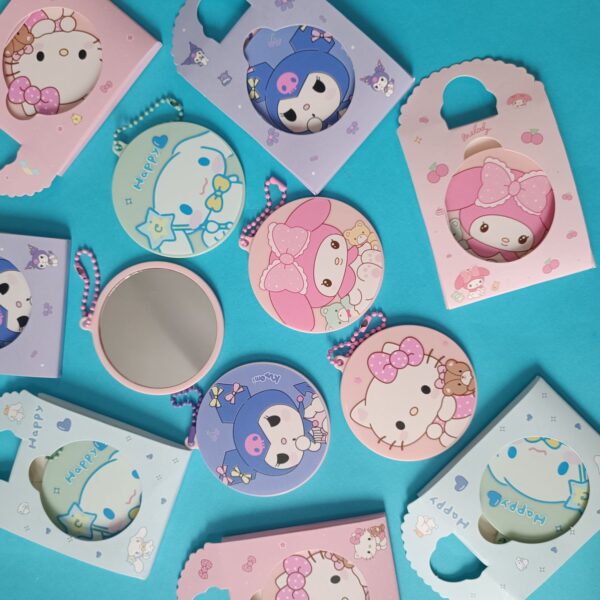 آینه جیبی آویز دار کرومی و دوستان - تصویر 7