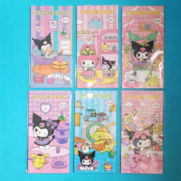 کتابچه 6 برگ استیکری کرومی و دوستان - تصویر 2