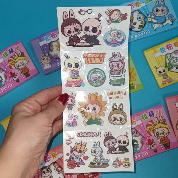 تتو موقت بدن لبوبو - تصویر 5