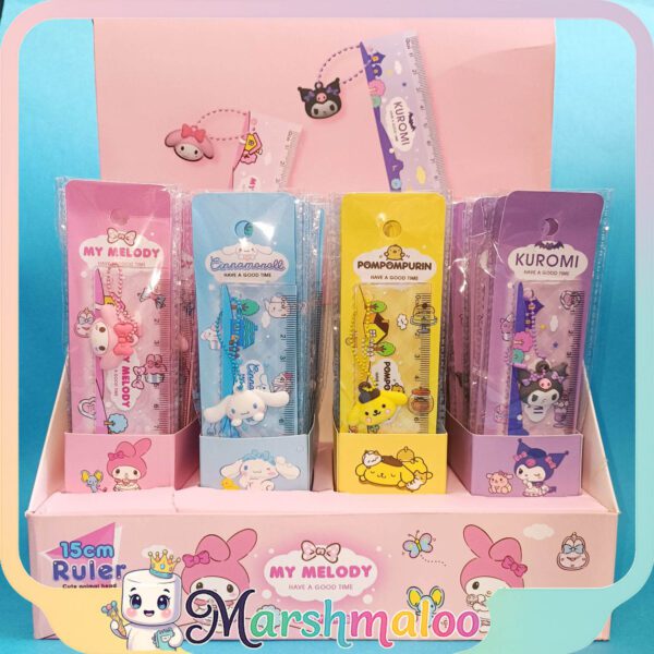 IMG_20251210_091804_1 خط کش بوک مارک آویزدار سیلیکونی کرومی و دوستان