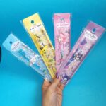 خط کش بوک مارک آویزدار سیلیکونی کرومی و دوستان - تصویر 2