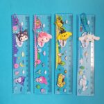 خط کش بوک مارک آویزدار سیلیکونی کرومی و دوستان - تصویر 3