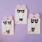 نیم ست کرومی (گردنبند و گوشواره) - تصویر 2