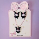 نیم ست کرومی (گردنبند و گوشواره) - تصویر 3