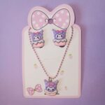 نیم ست کرومی (گردنبند و گوشواره) - تصویر 4