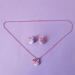 نیم ست کرومی (گردنبند و گوشواره) - تصویر 7