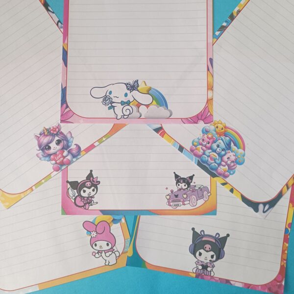 برگه امتحانی 24 عددی طرح دار - تصویر 2