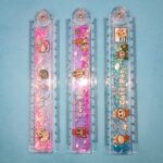 خط کش 30 سانتی تاشو شابلون دار آکواریومی لبوبو - تصویر 4