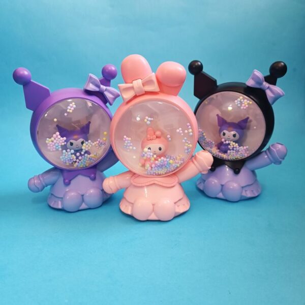 چراغ خواب شارژی کرومی و ملودی - تصویر 2