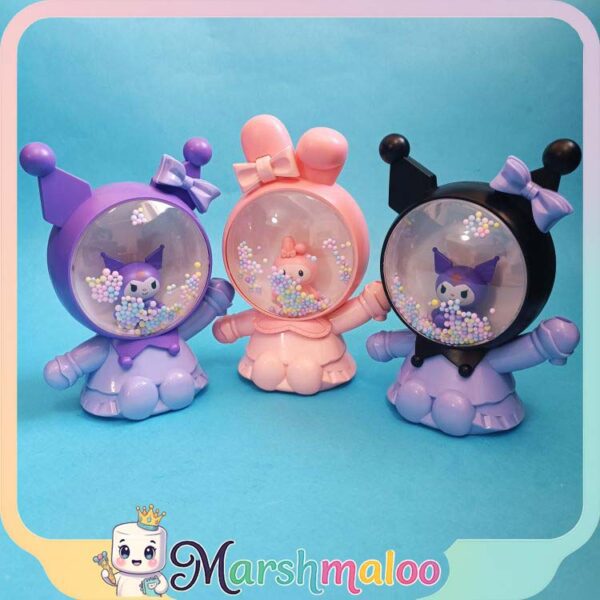 چراغ خواب شارژی کرومی و ملودی