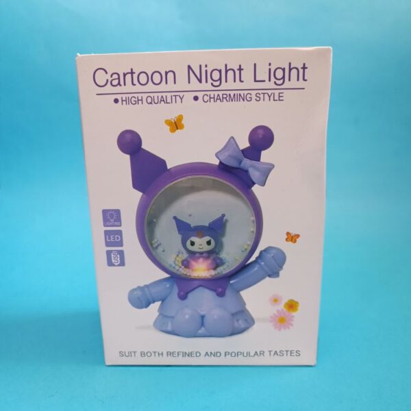 چراغ خواب شارژی کرومی و ملودی - تصویر 6