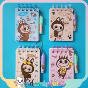 دفترچه خودکار دار فنری لبوبو