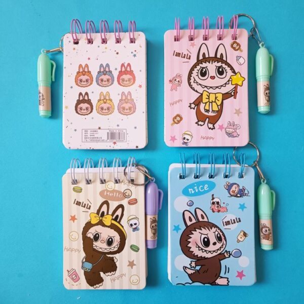 دفترچه خودکار دار فنری لبوبو - تصویر 5