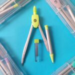 پرگار فلزی نوکی به همراه نوک و جعبه - تصویر 3