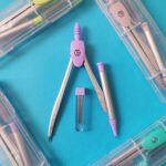 پرگار فلزی نوکی به همراه نوک و جعبه - تصویر 5