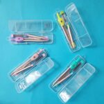 پرگار فلزی نوکی به همراه نوک و جعبه - تصویر 7