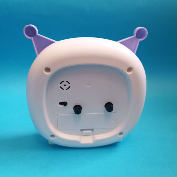 ساعت زنگ دار فانتزی گوش دار کرومی - تصویر 2