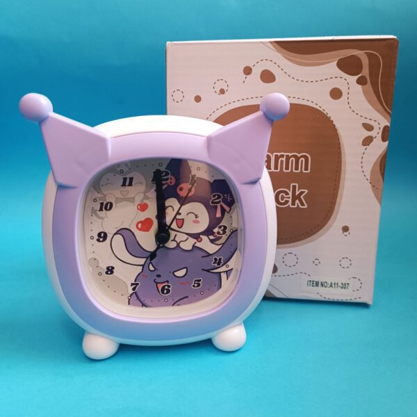 ساعت زنگ دار فانتزی گوش دار کرومی - تصویر 6