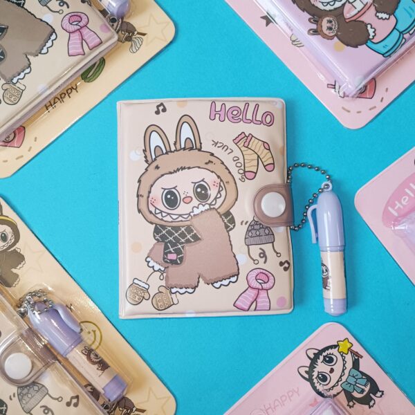 دفترچه خودکار دار بالشتی لبوبو سایز بزرگ - تصویر 4