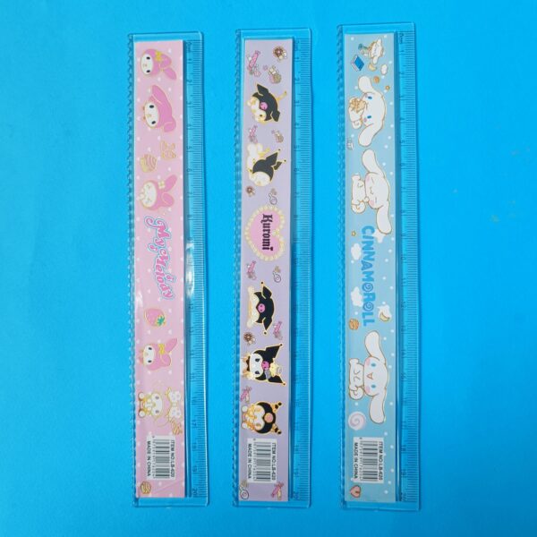 خط کش 20 سانتی شیشه ای کرومی و دوستان - تصویر 3