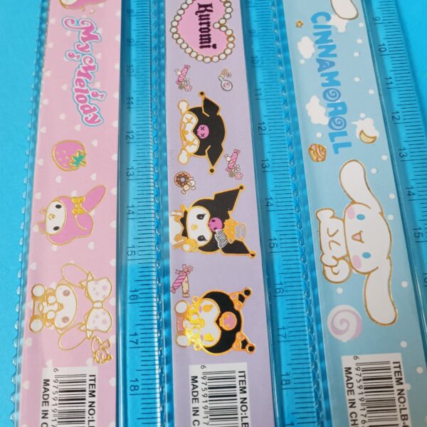 خط کش 20 سانتی شیشه ای کرومی و دوستان - تصویر 4