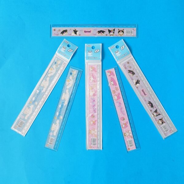 خط کش 20 سانتی شیشه ای کرومی و دوستان - تصویر 6